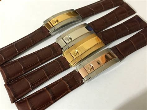 rolex leather stra|rolex leather strap for women.